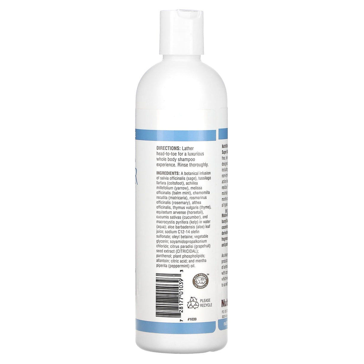 NutriBiotic, Super Shower Gel, Non-Soap, Fragrance Free, 12 fl oz (355 ml) - Supply Center USA