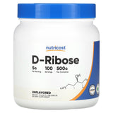 Nutricost, D-Ribose, Unflavored, 17.6 oz (500 g) - Supply Center USA