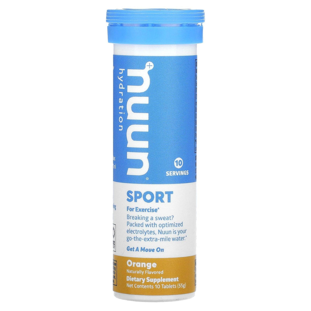 Nuun, Hydration, Sport, Effervescent Electrolyte Supplement, Grape, 10 Tablets - Supply Center USA