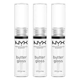 NYX PROFESSIONAL MAKEUP Butter Gloss, Non-Sticky Lip Gloss - Sugar Glass (Clear) - Supply Center USA