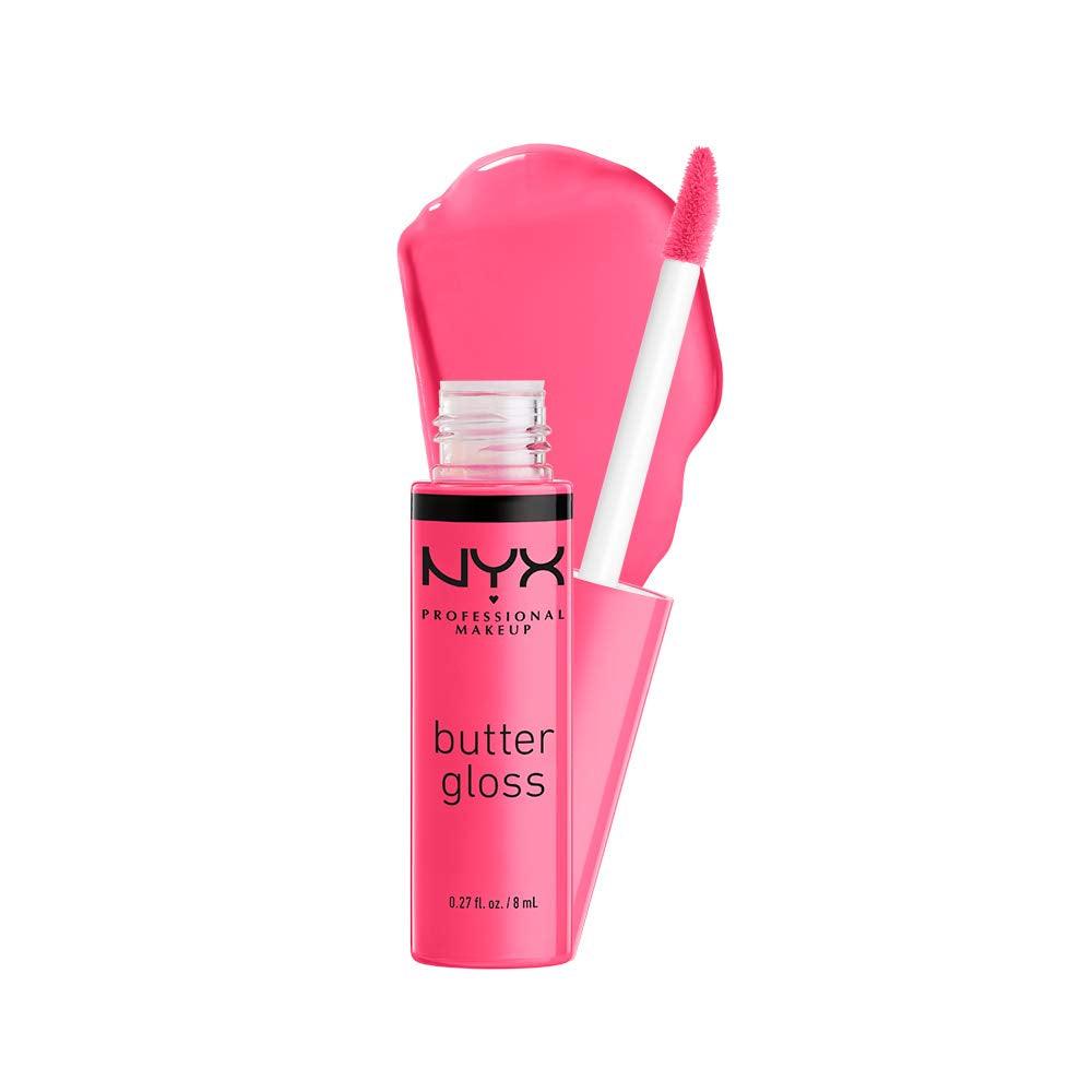 NYX PROFESSIONAL MAKEUP Butter Gloss, Non-Sticky Lip Gloss - Sugar Glass (Clear) - Supply Center USA