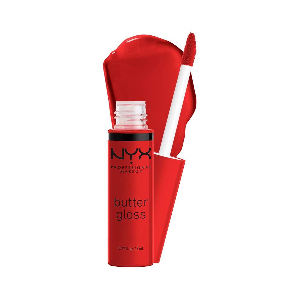 NYX PROFESSIONAL MAKEUP Butter Gloss, Non-Sticky Lip Gloss - Sugar Glass (Clear) - Supply Center USA