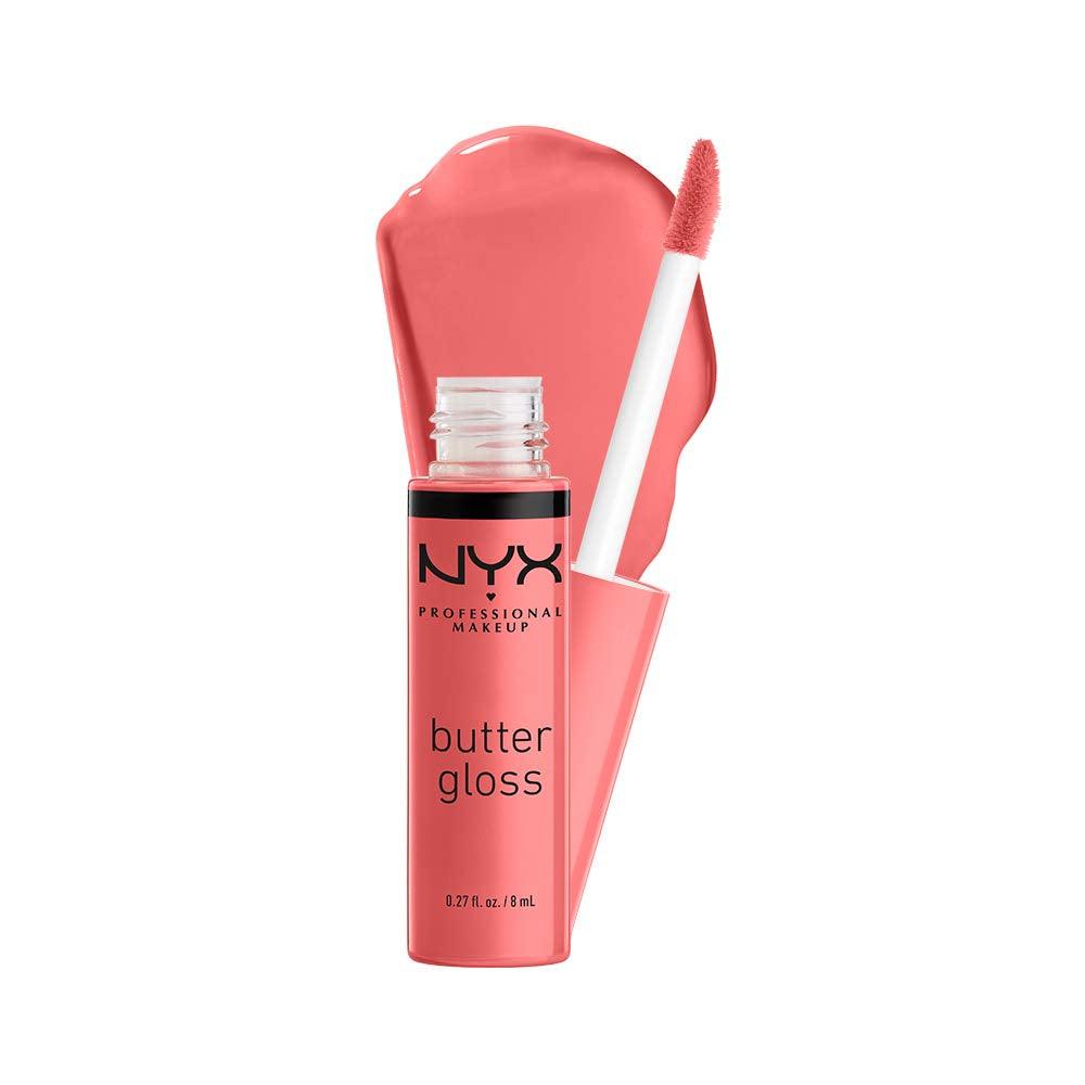 NYX PROFESSIONAL MAKEUP Butter Gloss, Non-Sticky Lip Gloss - Sugar Glass (Clear) - Supply Center USA