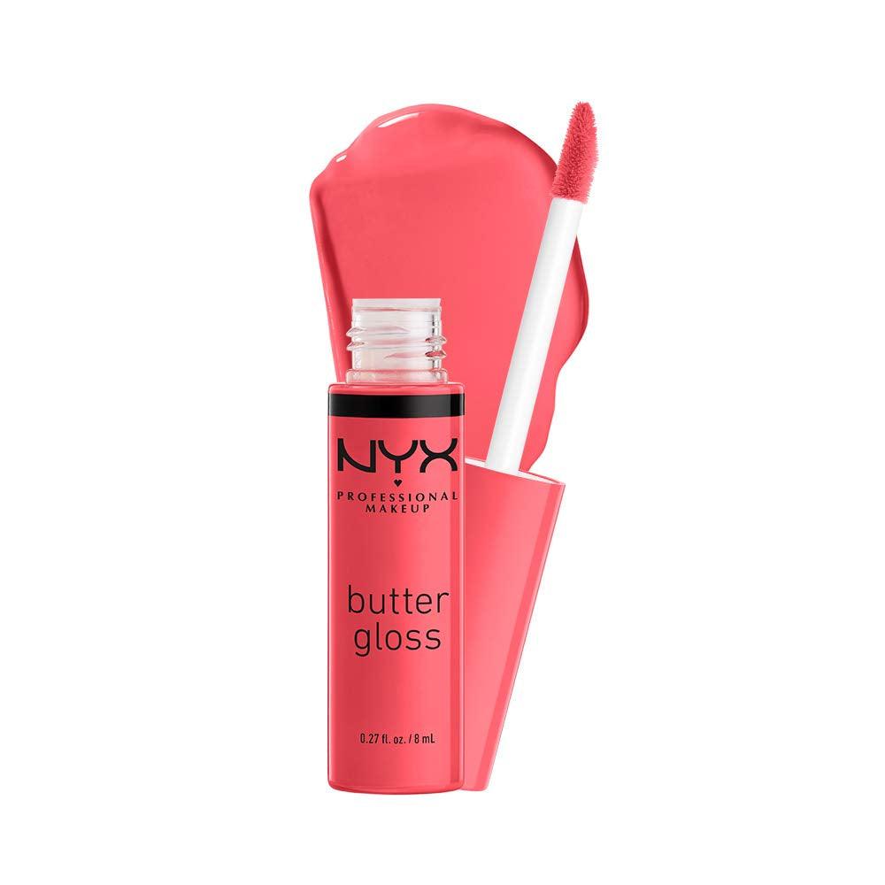 NYX PROFESSIONAL MAKEUP Butter Gloss, Non-Sticky Lip Gloss - Sugar Glass (Clear) - Supply Center USA