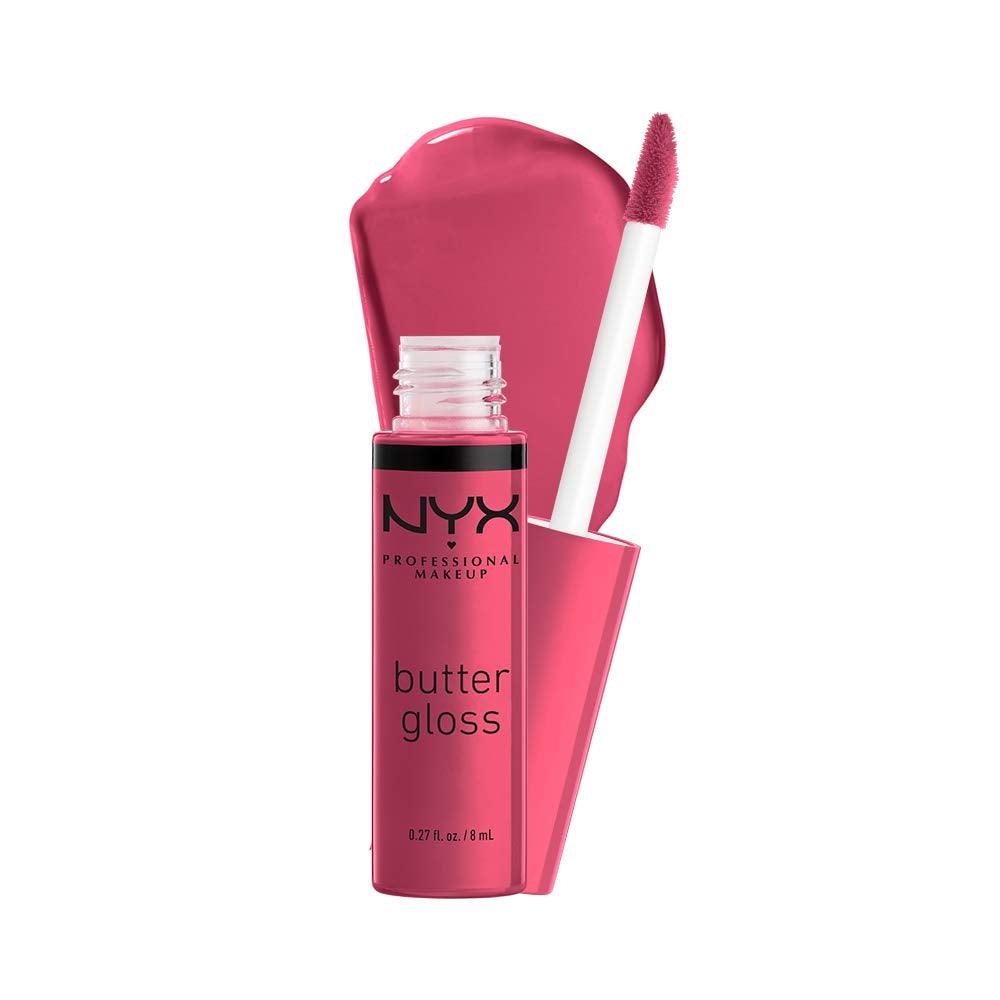 NYX PROFESSIONAL MAKEUP Butter Gloss, Non-Sticky Lip Gloss - Sugar Glass (Clear) - Supply Center USA