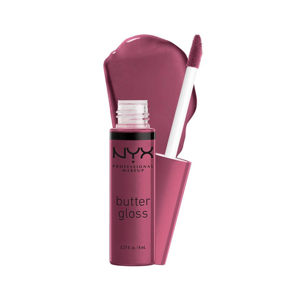 NYX PROFESSIONAL MAKEUP Butter Gloss, Non-Sticky Lip Gloss - Sugar Glass (Clear) - Supply Center USA