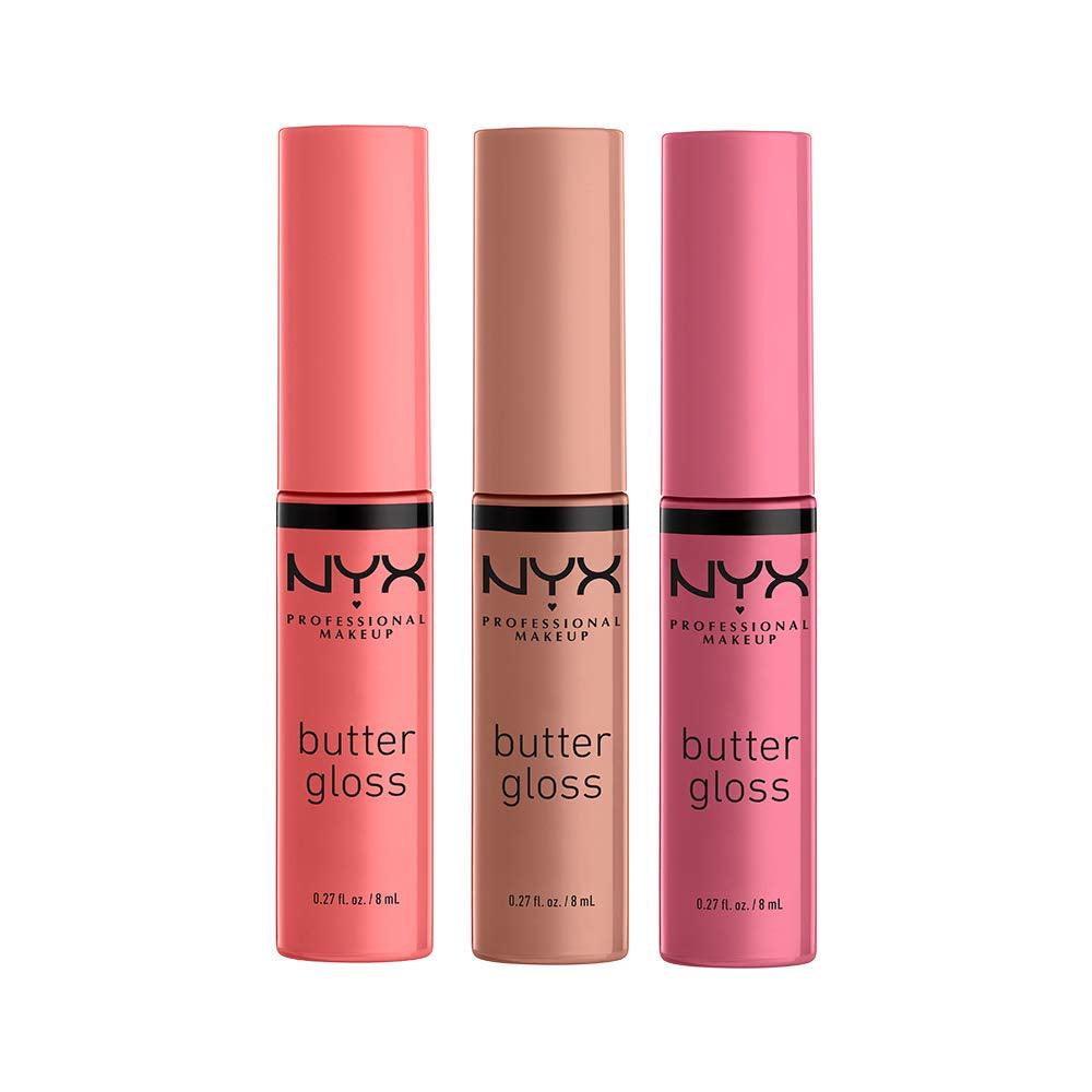 NYX PROFESSIONAL MAKEUP Butter Gloss, Non-Sticky Lip Gloss - Sugar Glass (Clear) - Supply Center USA