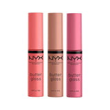 NYX PROFESSIONAL MAKEUP Butter Gloss, Non-Sticky Lip Gloss - Sugar Glass (Clear) - Supply Center USA