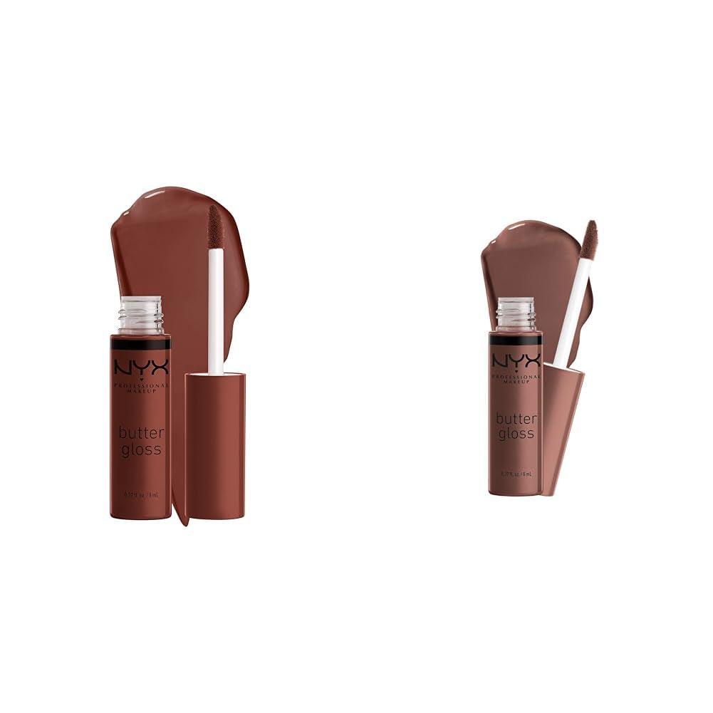 NYX PROFESSIONAL MAKEUP Butter Gloss, Non-Sticky Lip Gloss - Sugar Glass (Clear) - Supply Center USA