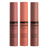 NYX PROFESSIONAL MAKEUP Butter Gloss, Non-Sticky Lip Gloss - Sugar Glass (Clear) - Supply Center USA