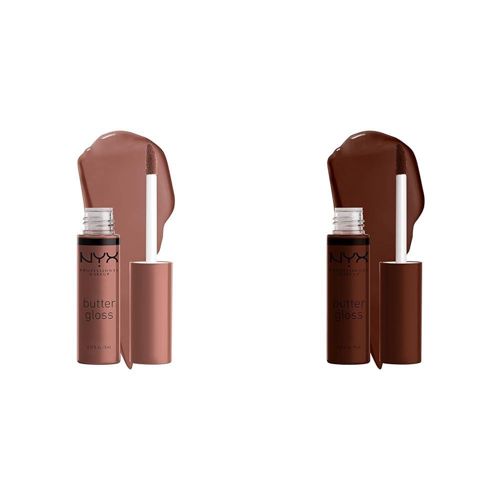 NYX PROFESSIONAL MAKEUP Butter Gloss, Non-Sticky Lip Gloss - Sugar Glass (Clear) - Supply Center USA