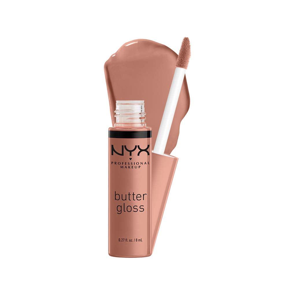 NYX PROFESSIONAL MAKEUP Butter Gloss, Non-Sticky Lip Gloss - Sugar Glass (Clear) - Supply Center USA