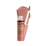 NYX PROFESSIONAL MAKEUP Butter Gloss, Non-Sticky Lip Gloss - Sugar Glass (Clear) - Supply Center USA