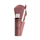 NYX PROFESSIONAL MAKEUP Butter Gloss, Non-Sticky Lip Gloss - Sugar Glass (Clear) - Supply Center USA