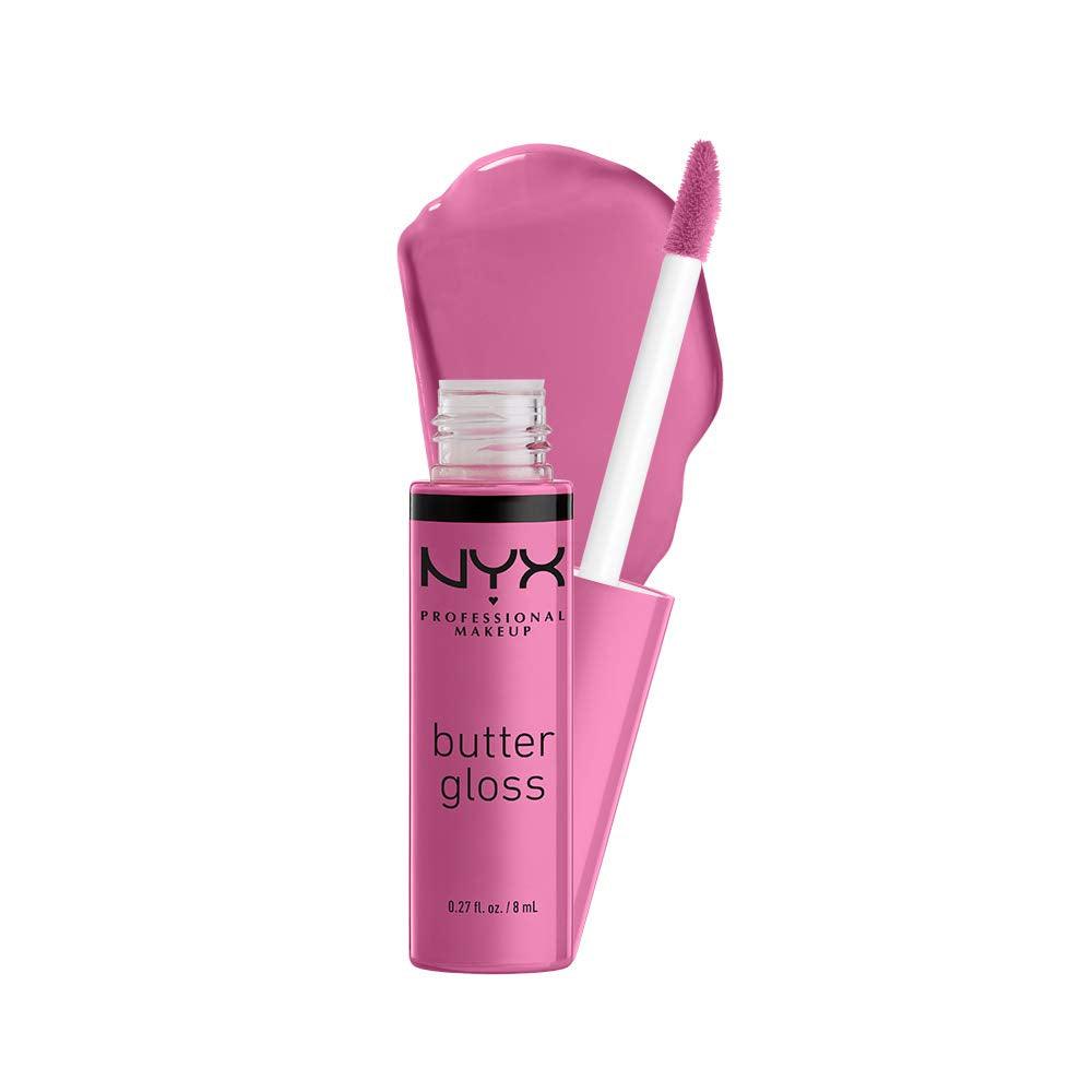 NYX PROFESSIONAL MAKEUP Butter Gloss, Non-Sticky Lip Gloss - Sugar Glass (Clear) - Supply Center USA