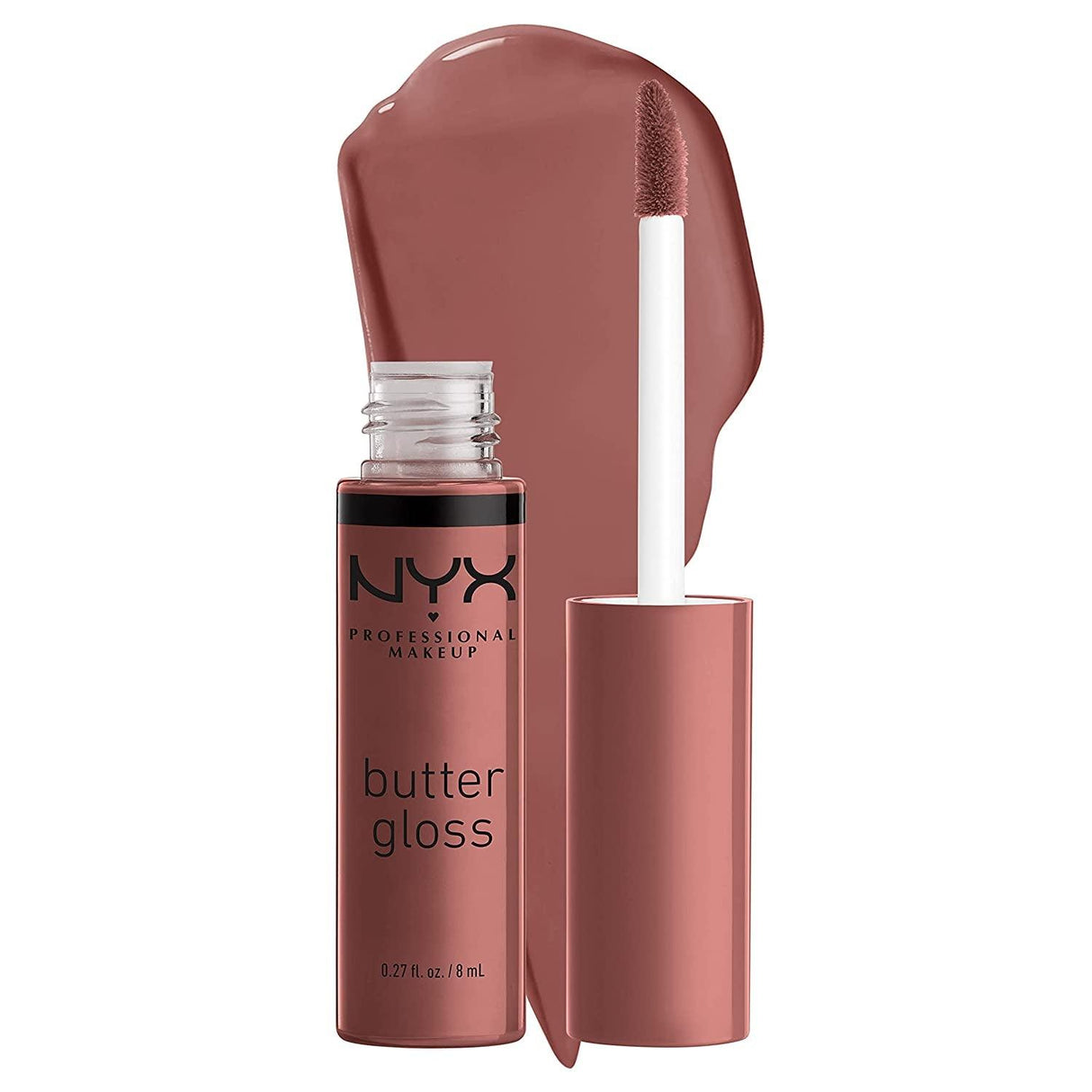 NYX PROFESSIONAL MAKEUP Butter Gloss, Non-Sticky Lip Gloss - Sugar Glass (Clear) - Supply Center USA