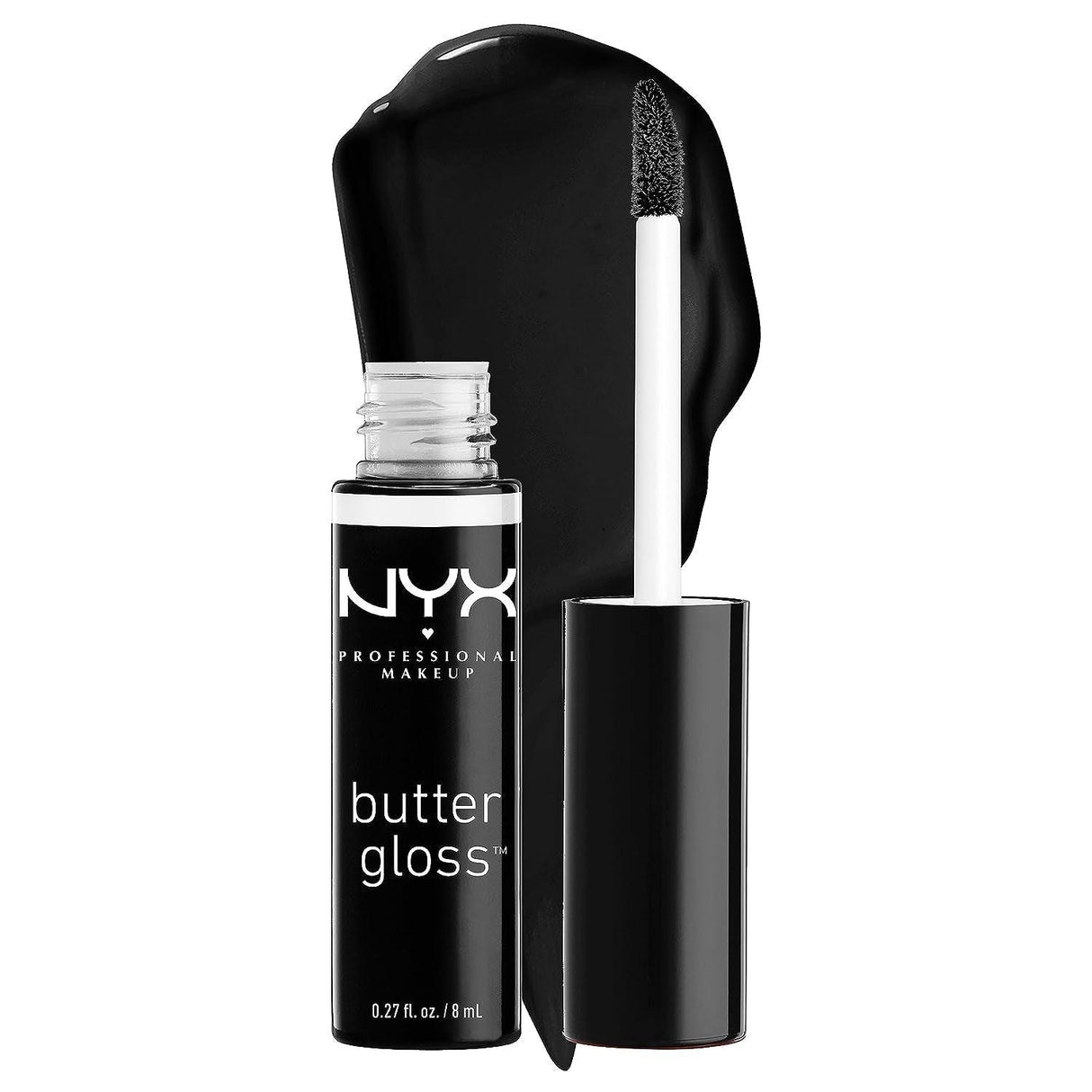 NYX PROFESSIONAL MAKEUP Butter Gloss, Non-Sticky Lip Gloss - Sugar Glass (Clear) - Supply Center USA