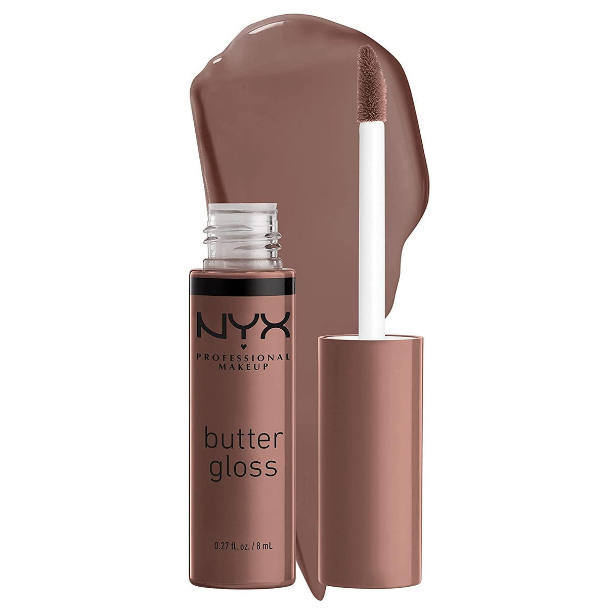 NYX PROFESSIONAL MAKEUP Butter Gloss, Non-Sticky Lip Gloss - Sugar Glass (Clear) - Supply Center USA