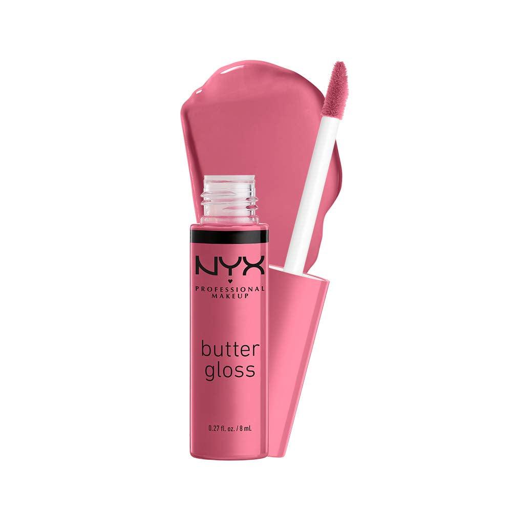 NYX PROFESSIONAL MAKEUP Butter Gloss, Non-Sticky Lip Gloss - Sugar Glass (Clear) - Supply Center USA