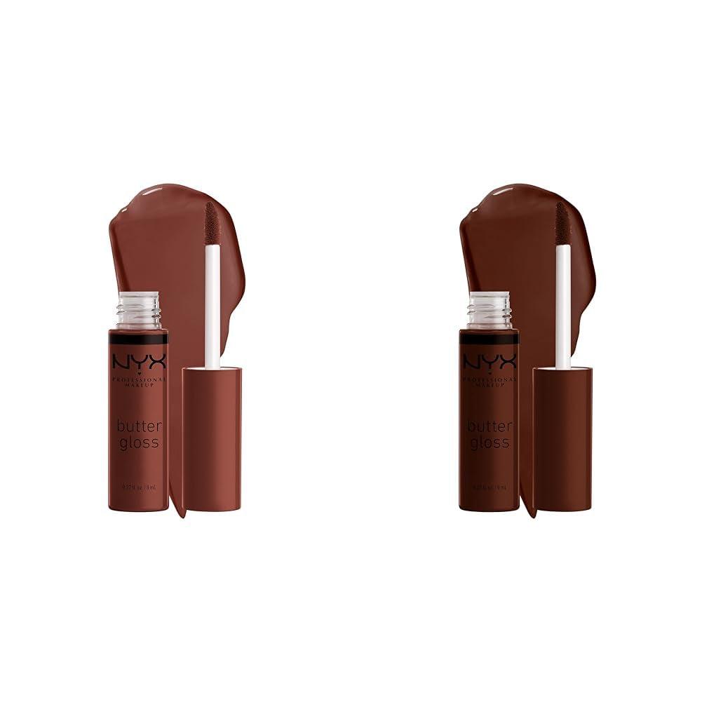 NYX PROFESSIONAL MAKEUP Butter Gloss, Non-Sticky Lip Gloss - Sugar Glass (Clear) - Supply Center USA