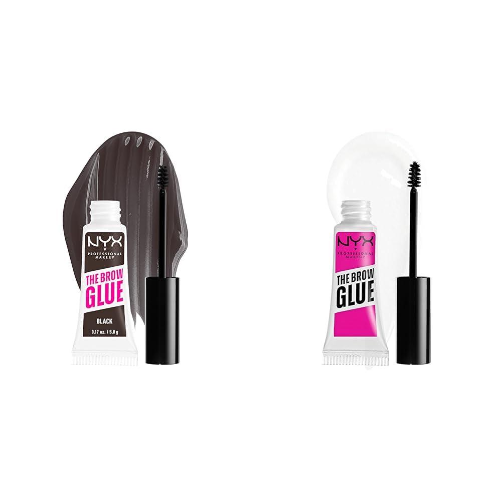 NYX PROFESSIONAL MAKEUP the Brow Glue, Extreme Hold Tinted Eyebrow Gel - Taupe - Supply Center USA