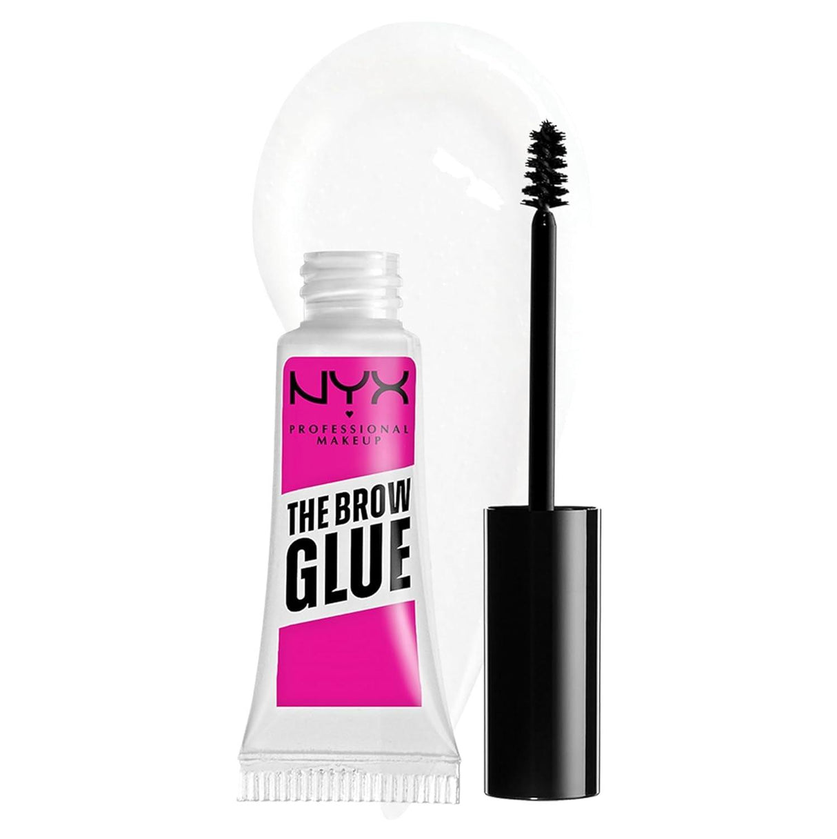 NYX PROFESSIONAL MAKEUP the Brow Glue, Extreme Hold Tinted Eyebrow Gel - Taupe - Supply Center USA