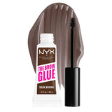 NYX PROFESSIONAL MAKEUP the Brow Glue, Extreme Hold Tinted Eyebrow Gel - Taupe - Supply Center USA