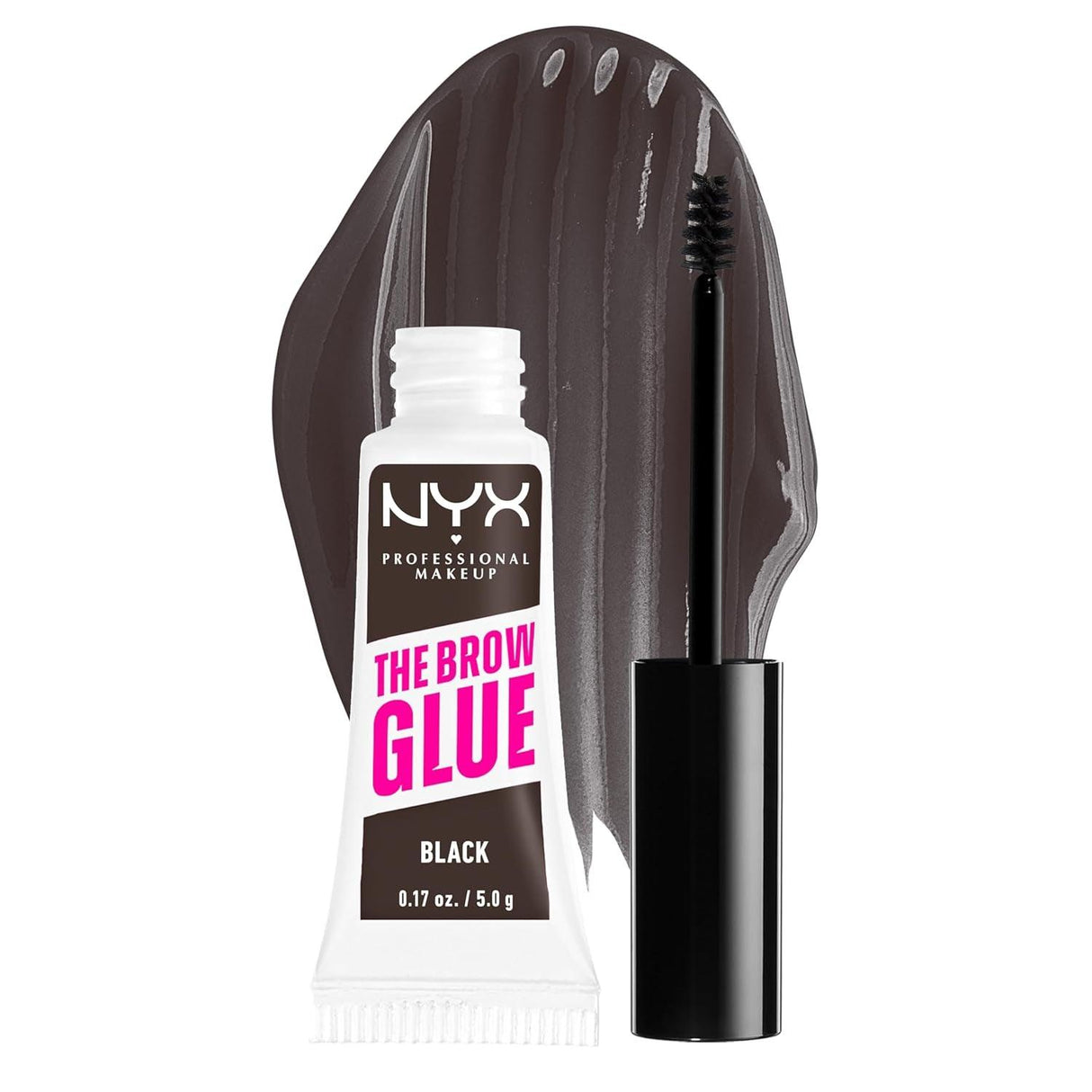 NYX PROFESSIONAL MAKEUP the Brow Glue, Extreme Hold Tinted Eyebrow Gel - Taupe - Supply Center USA