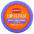 O'Keeffe's, Lip Repair, Night Treatment, Lip Balm, 0.25 oz (7 g) - Supply Center USA