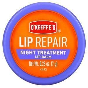 O'Keeffe's, Lip Repair, Night Treatment, Lip Balm, 0.25 oz (7 g) - Supply Center USA