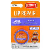 O'Keeffe's, Lip Repair, Night Treatment, Lip Balm, 0.25 oz (7 g) - Supply Center USA