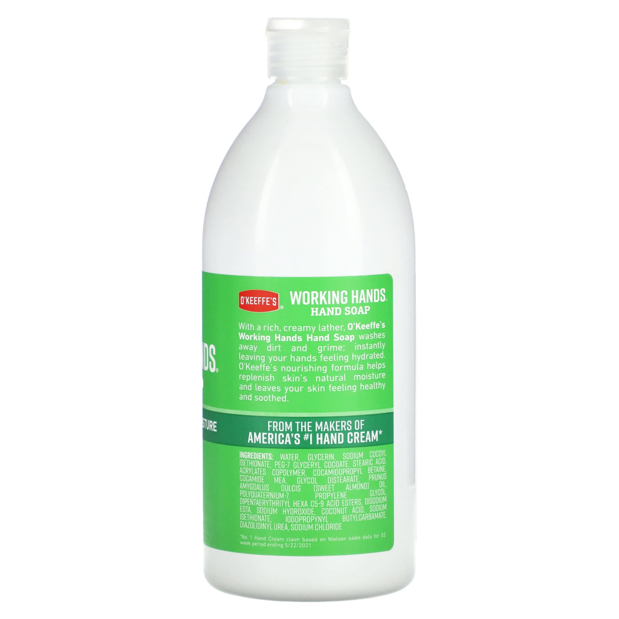 O'Keeffe's, Working Hands, Hand Soap, Unscented, 25 fl oz (739 ml) - Supply Center USA