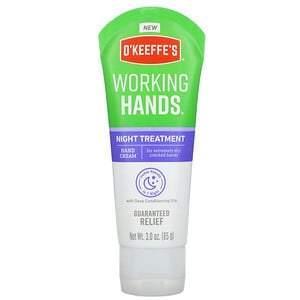 O'Keeffe's, Working Hands, Night Treatment, Hand Cream, 3.0 oz (85 g) - Supply Center USA