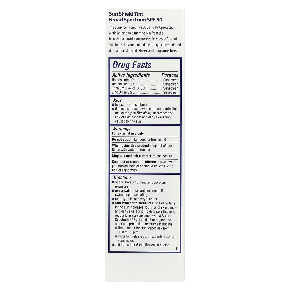 Obagi, Sun Shield Tint, Sunscreen Lotion, SPF 50, Cool, 3 oz (85 g) - Supply Center USA