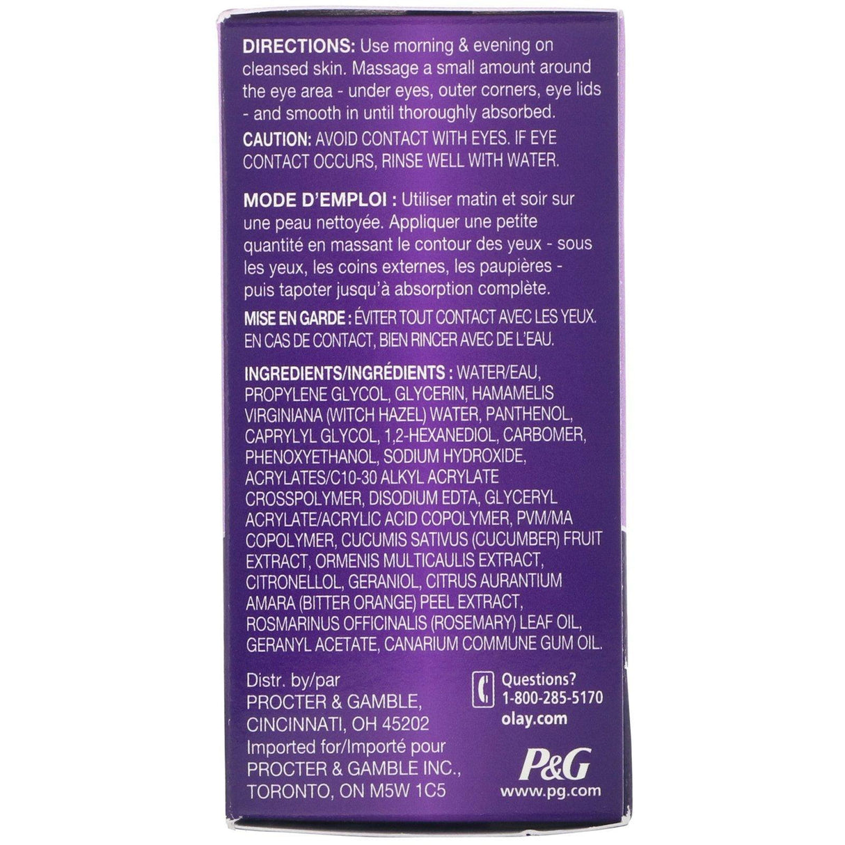 Olay, Age Defying, Classic, Eye Gel, 0.5 fl oz (15 ml) - Supply Center USA