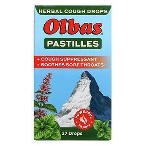 Olbas Therapeutic, Pastilles Herbal Cough Drops, Maximum Strength, 27 Drops - Supply Center USA