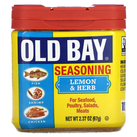 Old Bay, Seasoning, Lemon & Herb, 2.37 oz (67 g) - Supply Center USA