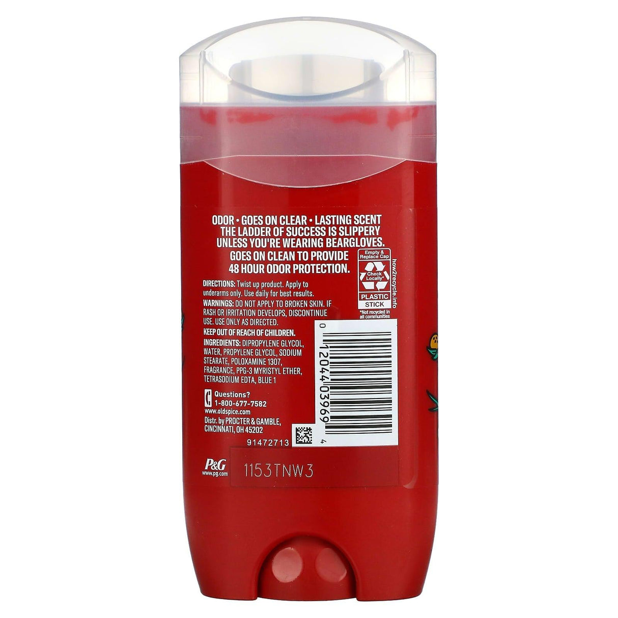 Old Spice, Deodorant, Bearglove, 3 oz (85 g) - Supply Center USA