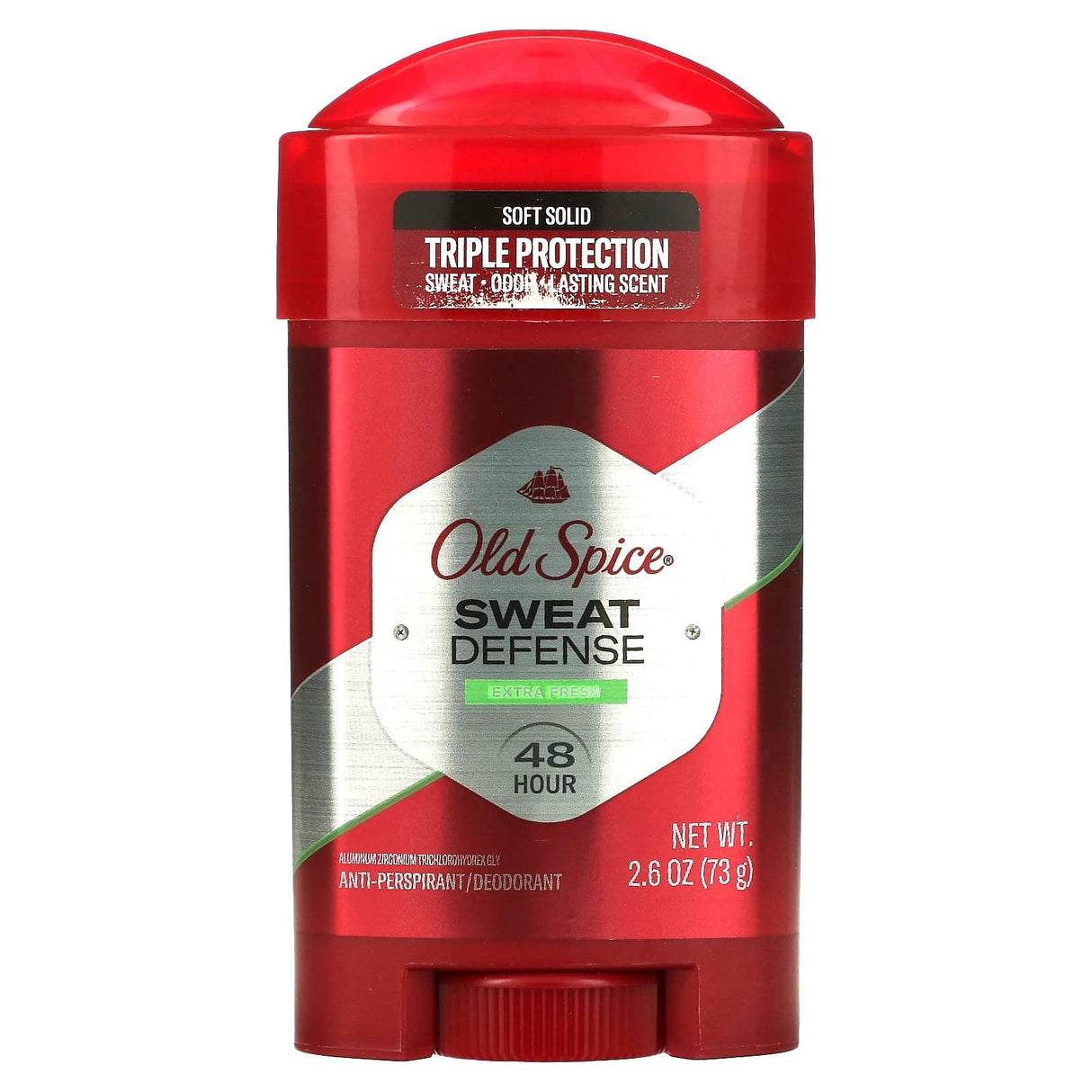 Old Spice, Sweat Defense Anti-Perspirant Deodorant, Soft Solid, Stronger Swagger, 2.6 oz (73 g) - Supply Center USA