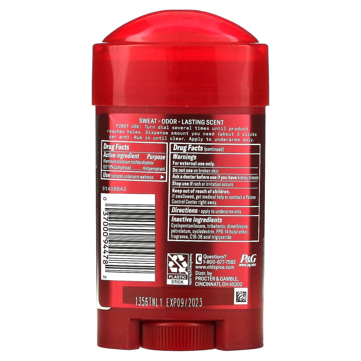 Old Spice, Sweat Defense Anti-Perspirant Deodorant, Soft Solid, Stronger Swagger, 2.6 oz (73 g) - Supply Center USA
