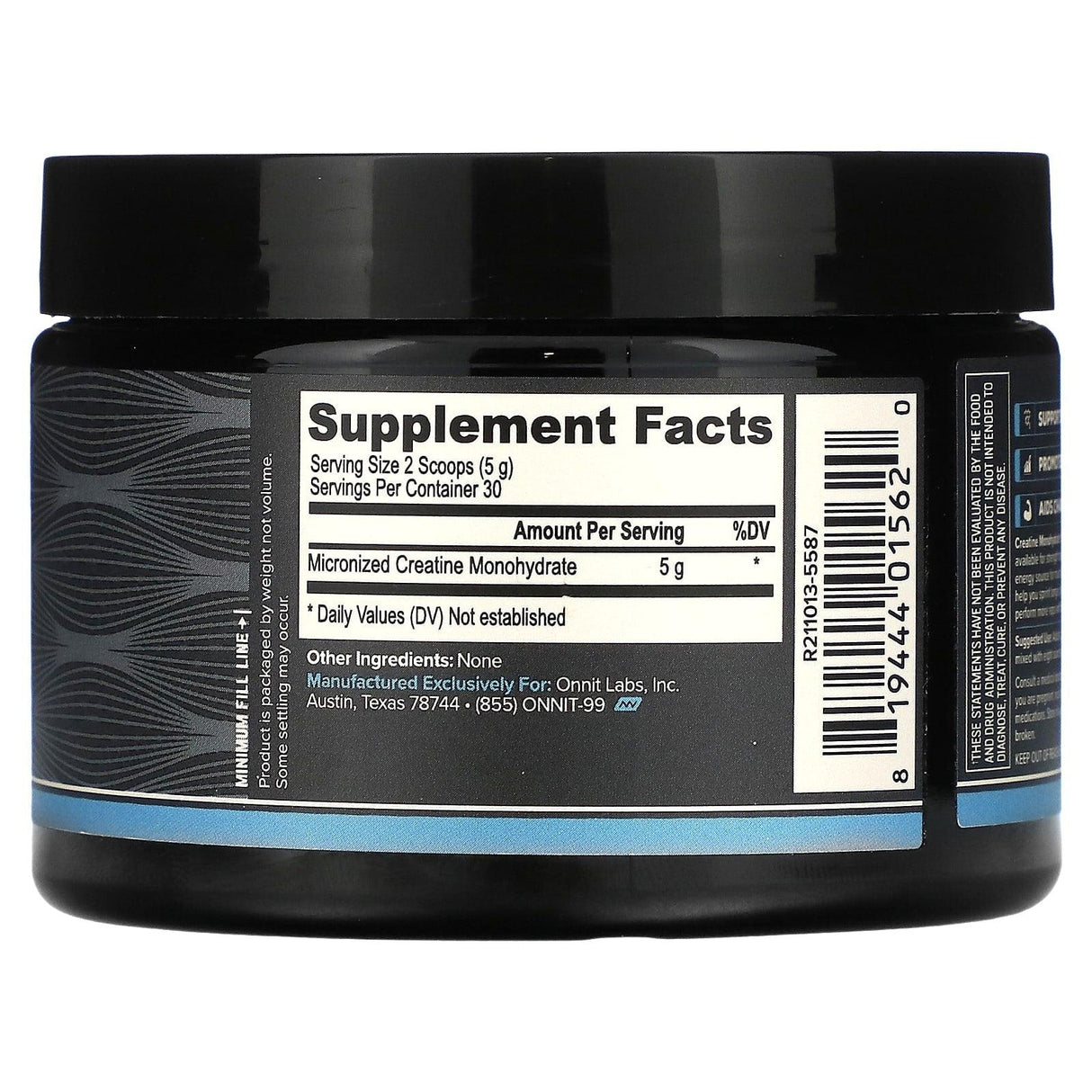 Onnit, Creatine Monohydrate, 5.29 oz (150 g) - Supply Center USA
