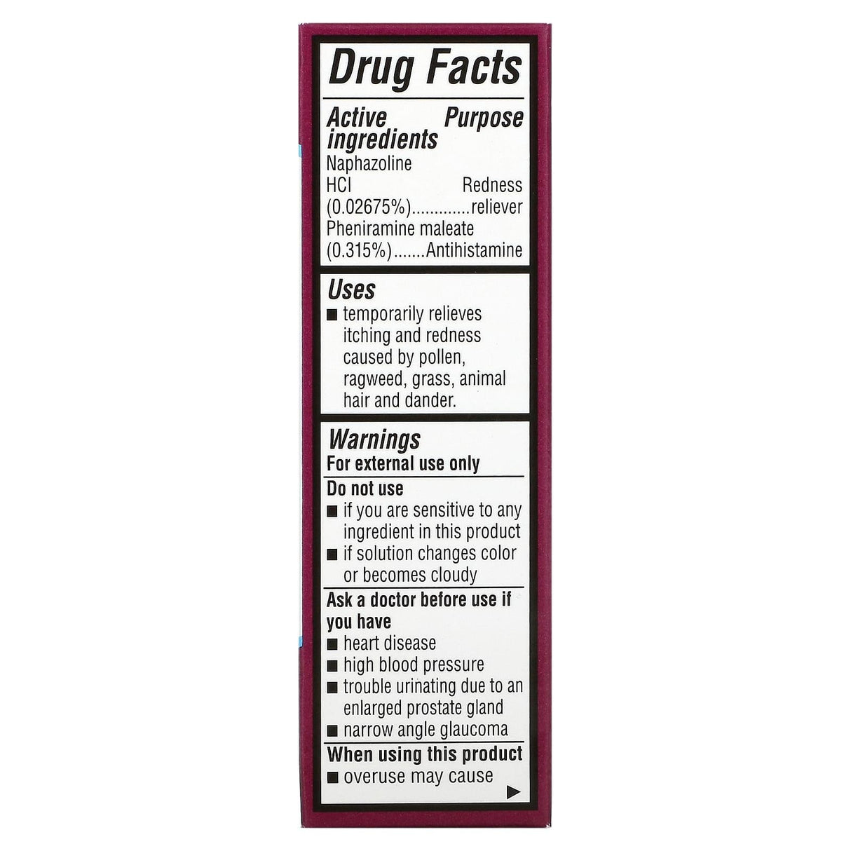 Opcon-A, Clinically Proven Eye Allergy Relief, 0.5 fl oz (15 ml) - Supply Center USA