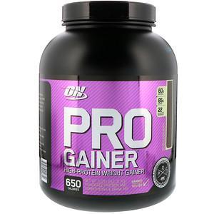 Optimum Nutrition, PRO GAINER, High-Protein Weight Gainer, Double Chocolate, 5.09 lbs (2.31 kg) - Supply Center USA