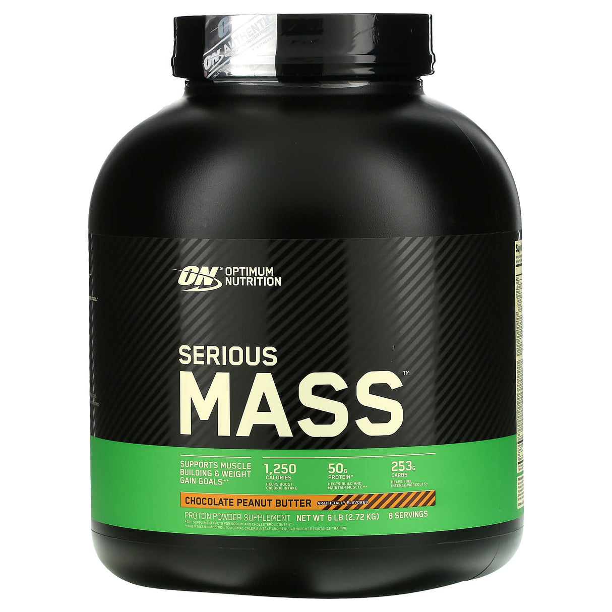 Optimum Nutrition, Serious Mass, Protein Powder Supplement, Vanilla, 6 lb (2.72 kg) - Supply Center USA