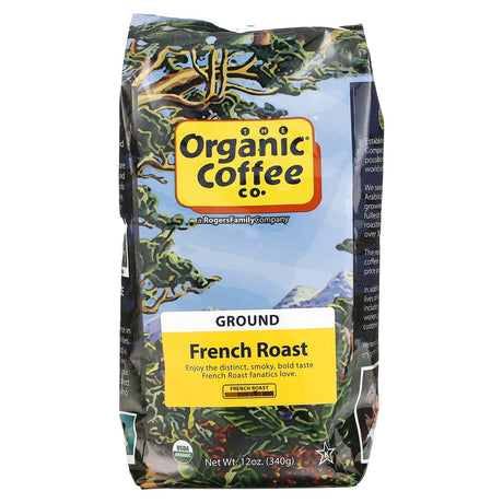 Organic Coffee Co., French Roast, Ground, 12 oz (340 g) - Supply Center USA