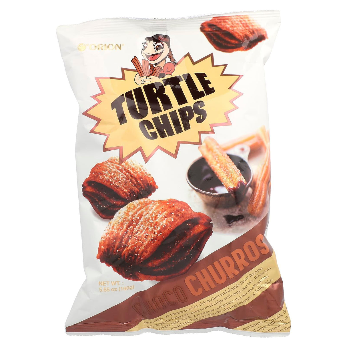 Orion, Turtle Chips, Choco Churros, 5.65 oz (160 g) - Supply Center USA