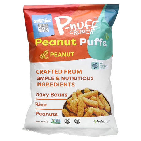 P-Nuff, Crunch, Peanut Puffs, Peanut, 4 oz (113 g) - Supply Center USA