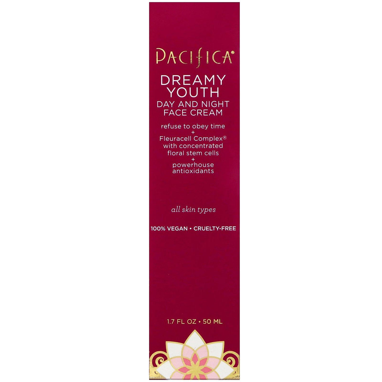 Pacifica, Dreamy Youth, Day and Night Face Cream, All Skin Types, 1.7 fl oz (50 ml) - Supply Center USA