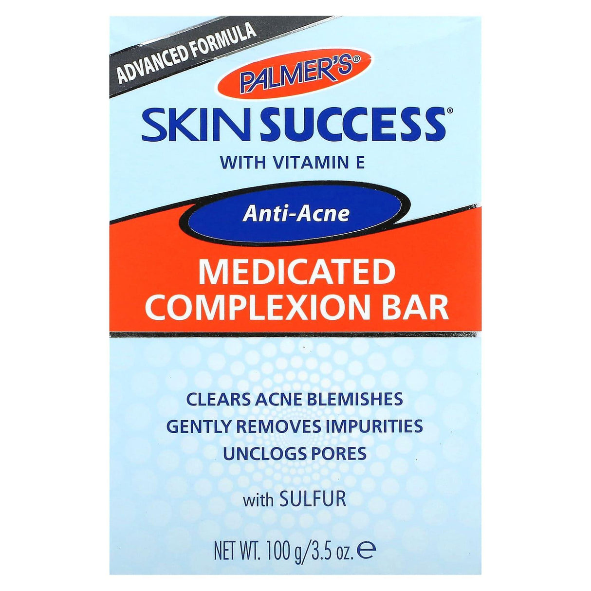Palmers, Skin Success, Anti-Acne, Medicated Complexion Bar, 3.5 oz (100 g) - Supply Center USA