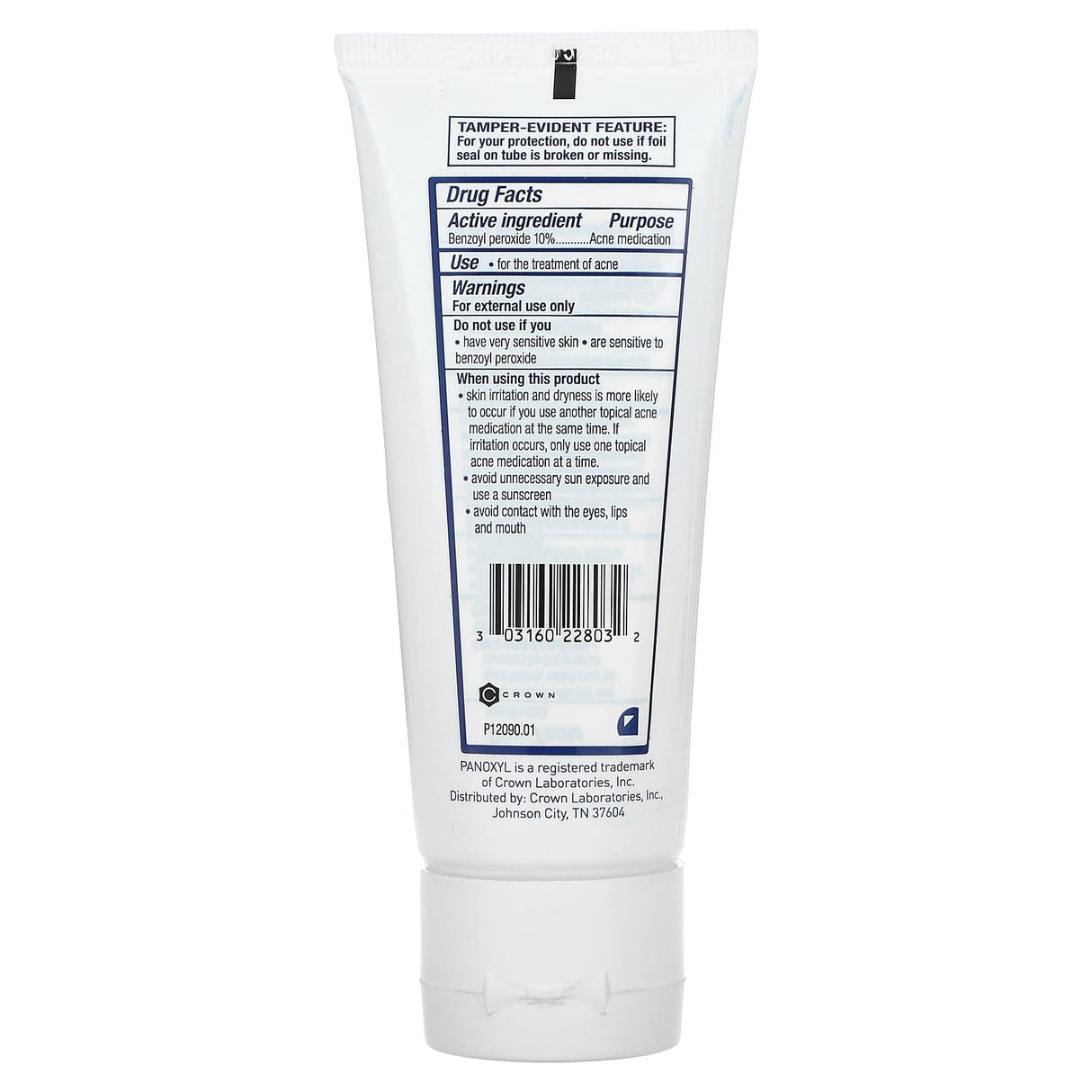 PanOxyl, Acne Foaming Wash, 10% Benzoyl Peroxide, Maximum Strength, 3 oz (85 g) - Supply Center USA